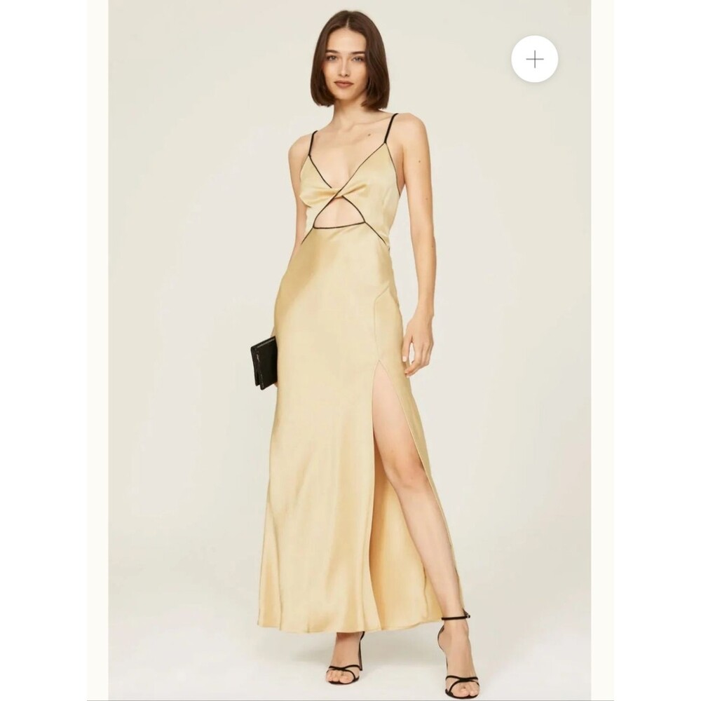 Bec & Bridge Hazel Cutout Slip Dress Size 8 - Picture 3 of 12